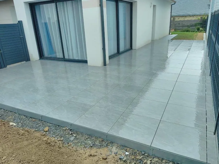 terrasse en bois argentre