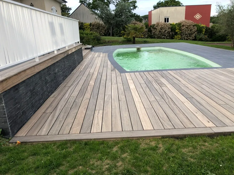 terrasse en bois louverne